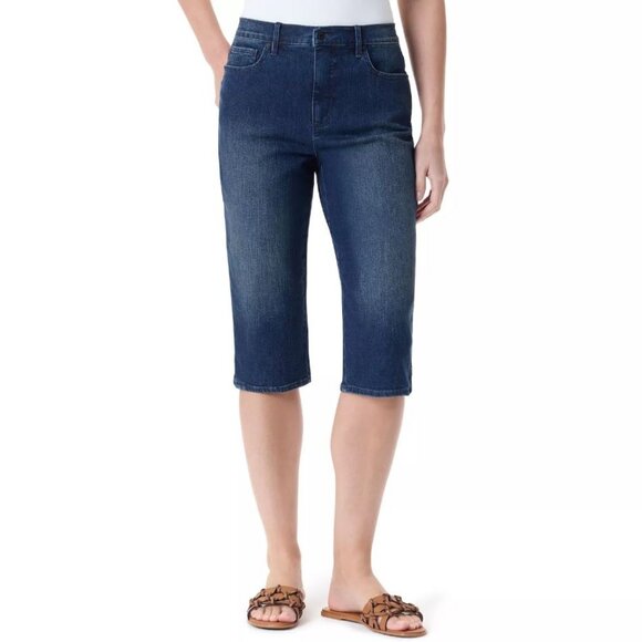 Women's Gloria Vanderbilt Amanda Skimmer Capri Pants Color: Rome Size: 10 - Picture 1 of 4